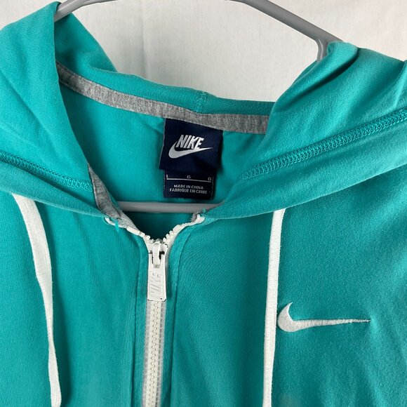 Nike Turquoise Full Zip Hoodie - Picture 3 of 13